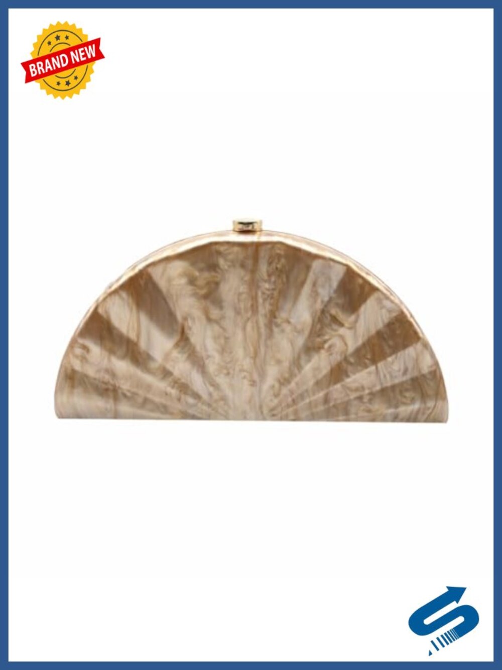 Acrylic Clutch Purse Marble Evening Bag Shell Clutch Wedding Party